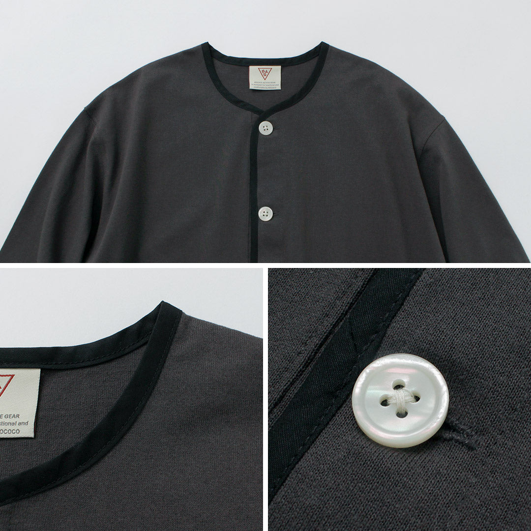 HEALTHKNIT / RAG Collaboration Cardigan Open-End Dry Jersey