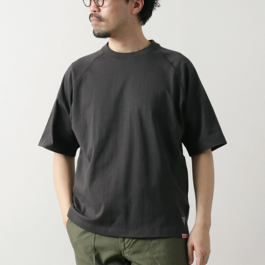 HEALTHKNIT / RAG 合作插肩短袖寬T卹 開尾乾爽針織衫