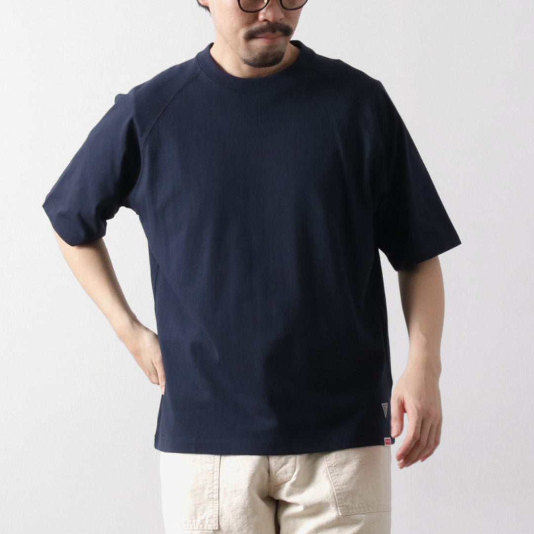 HEALTHKNIT / RAG 合作插肩短袖寬T卹 開尾乾爽針織衫