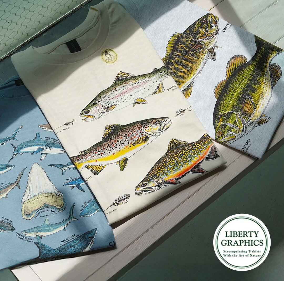 LIBERTY GRAPHICS / Fish Print T-shirt