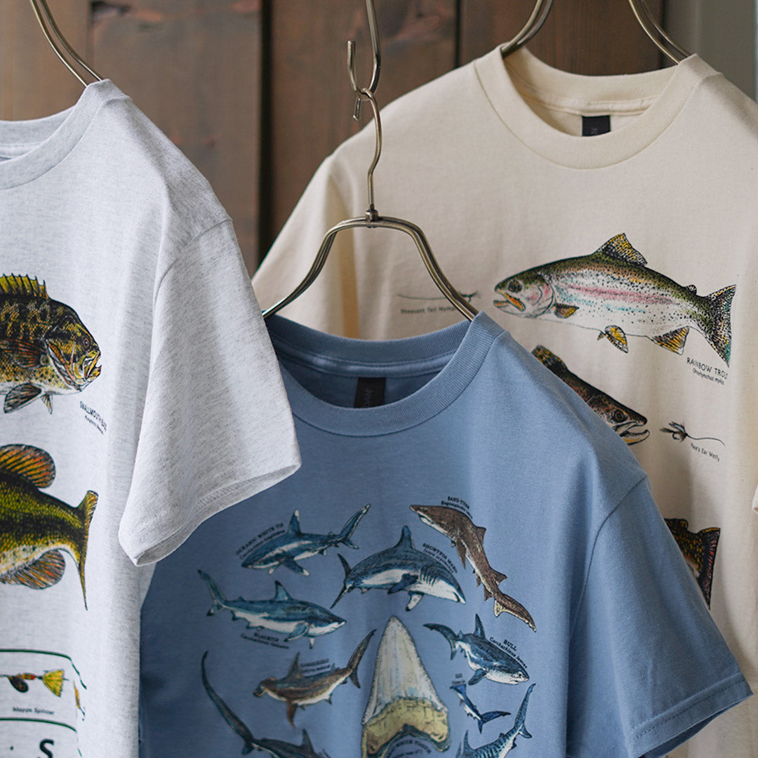 LIBERTY GRAPHICS / Fish Print T-shirt