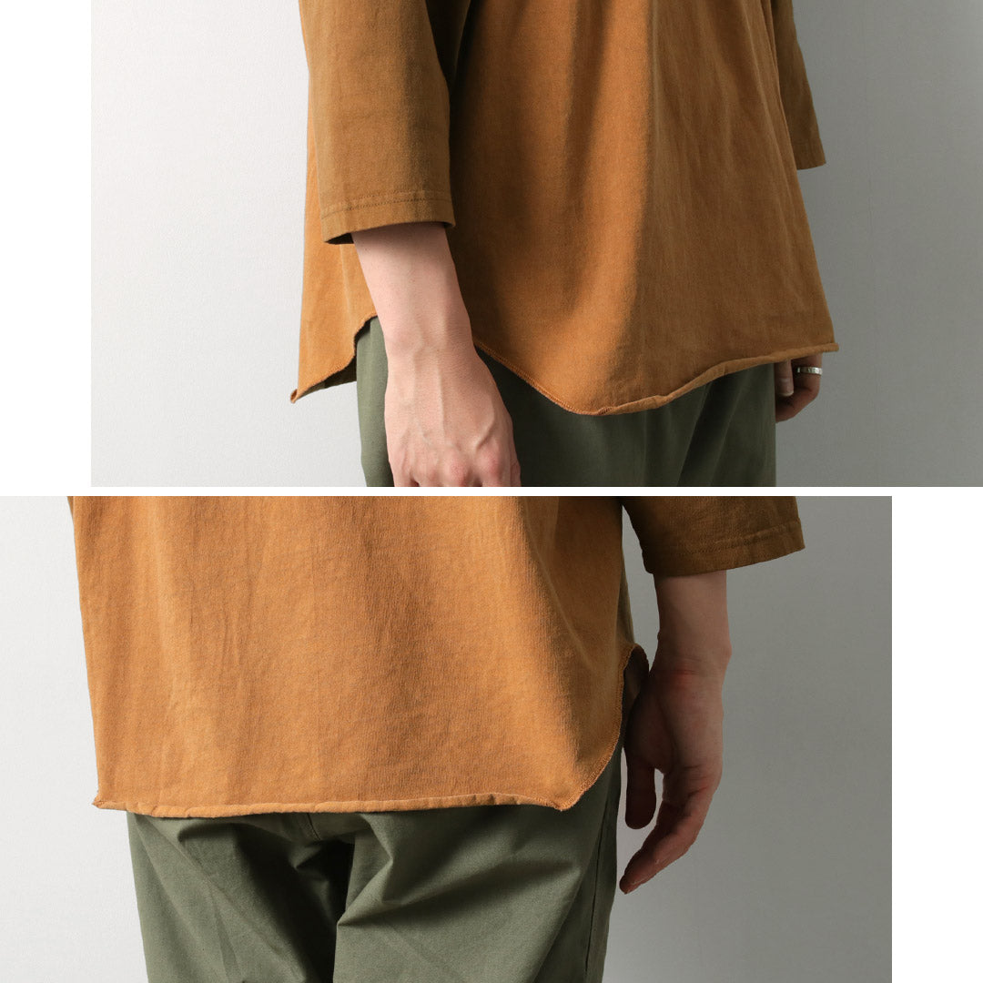 WALLA WALLA SPORT / Pigment Dye 2 Tone Baseball T-Shirt