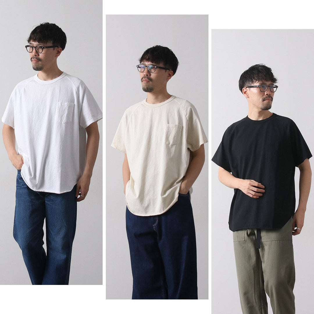 WALLA WALLA SPORT / Short Sleeve Pocket Baseball T-Shirt