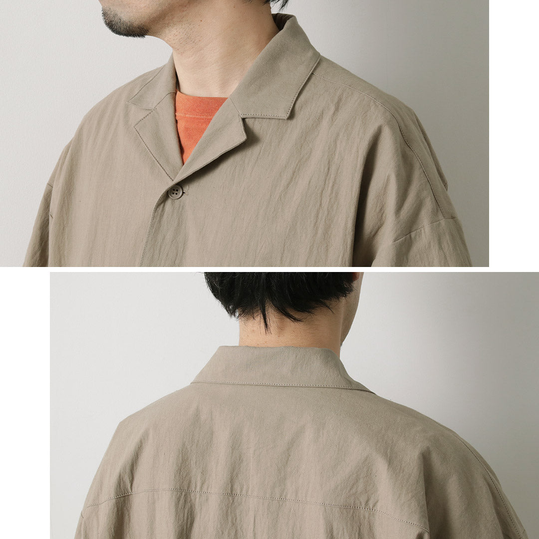 BASISBROEK / Doren Open Collar Shirt