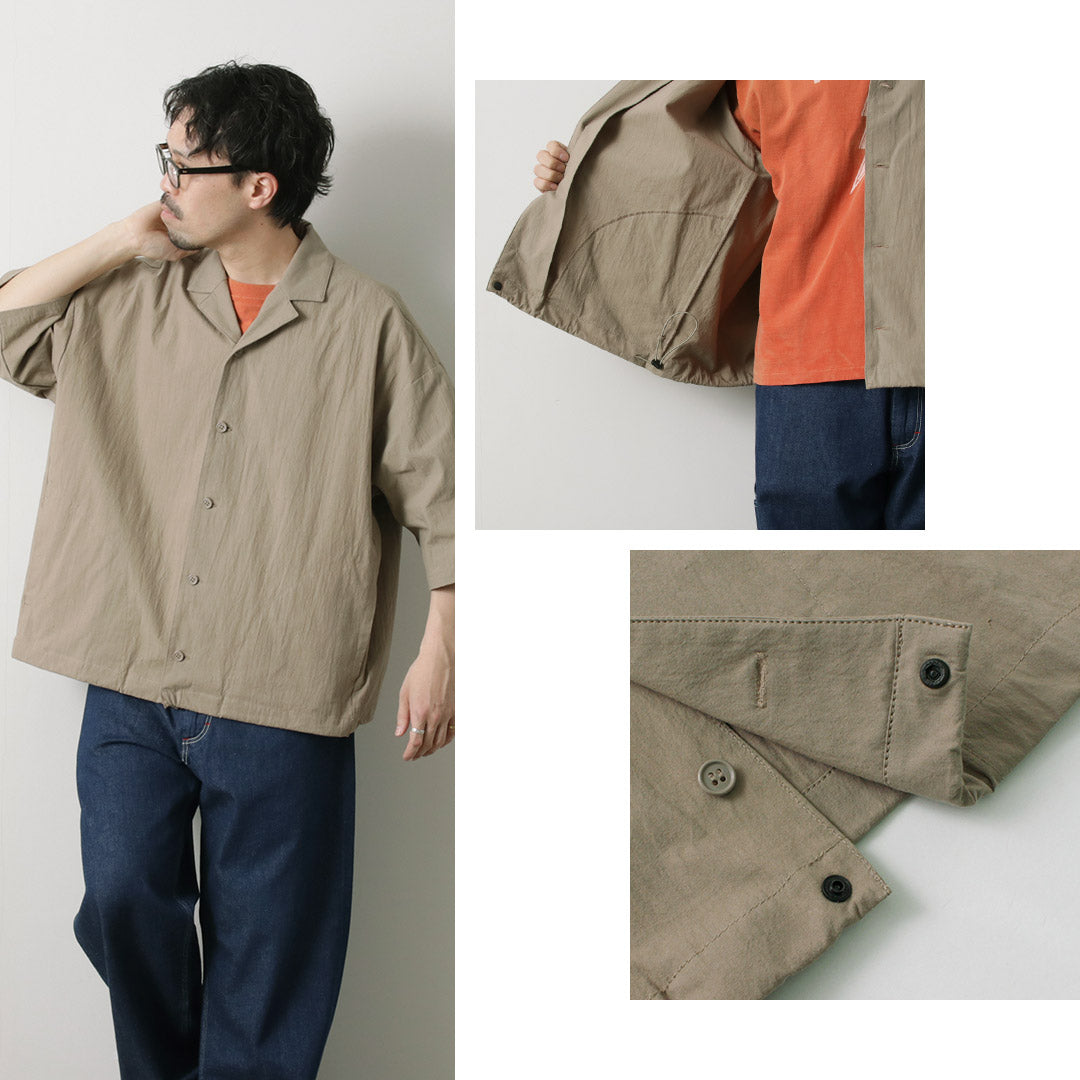 BASISBROEK / Doren Open Collar Shirt