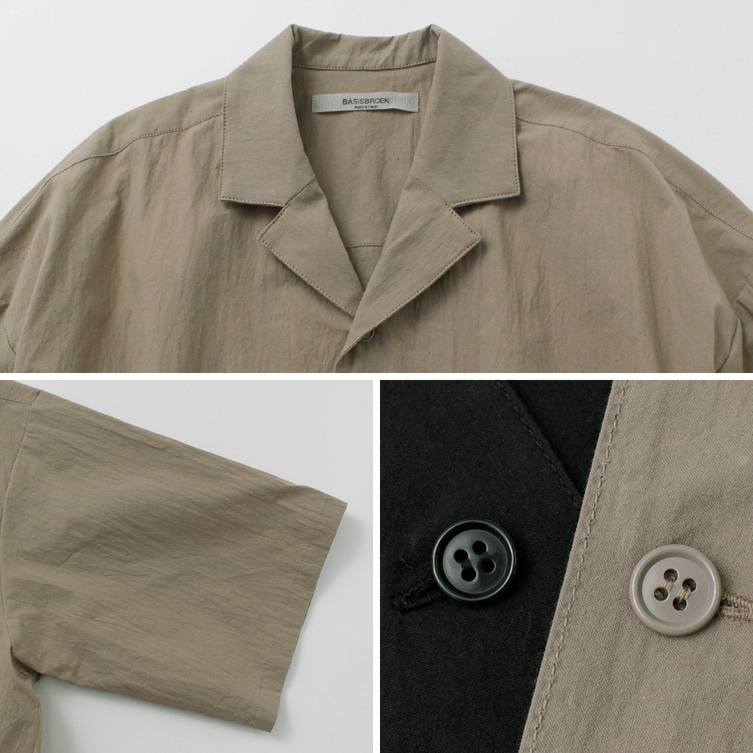 BASISBROEK / Doren Open Collar Shirt