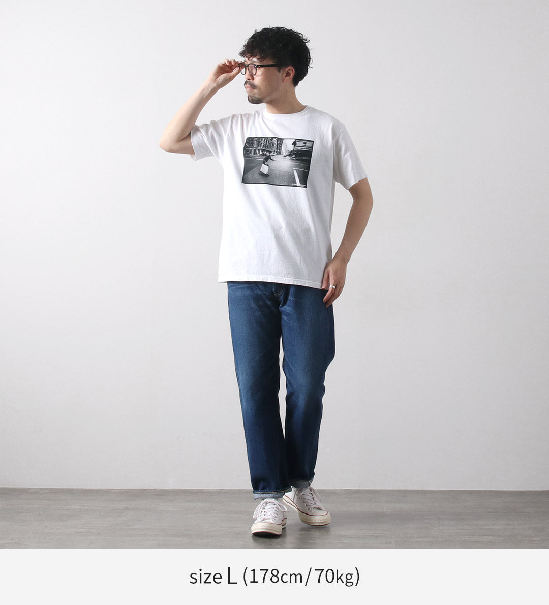 GOOD ON / Skater Manhattan Photo T-Shirt