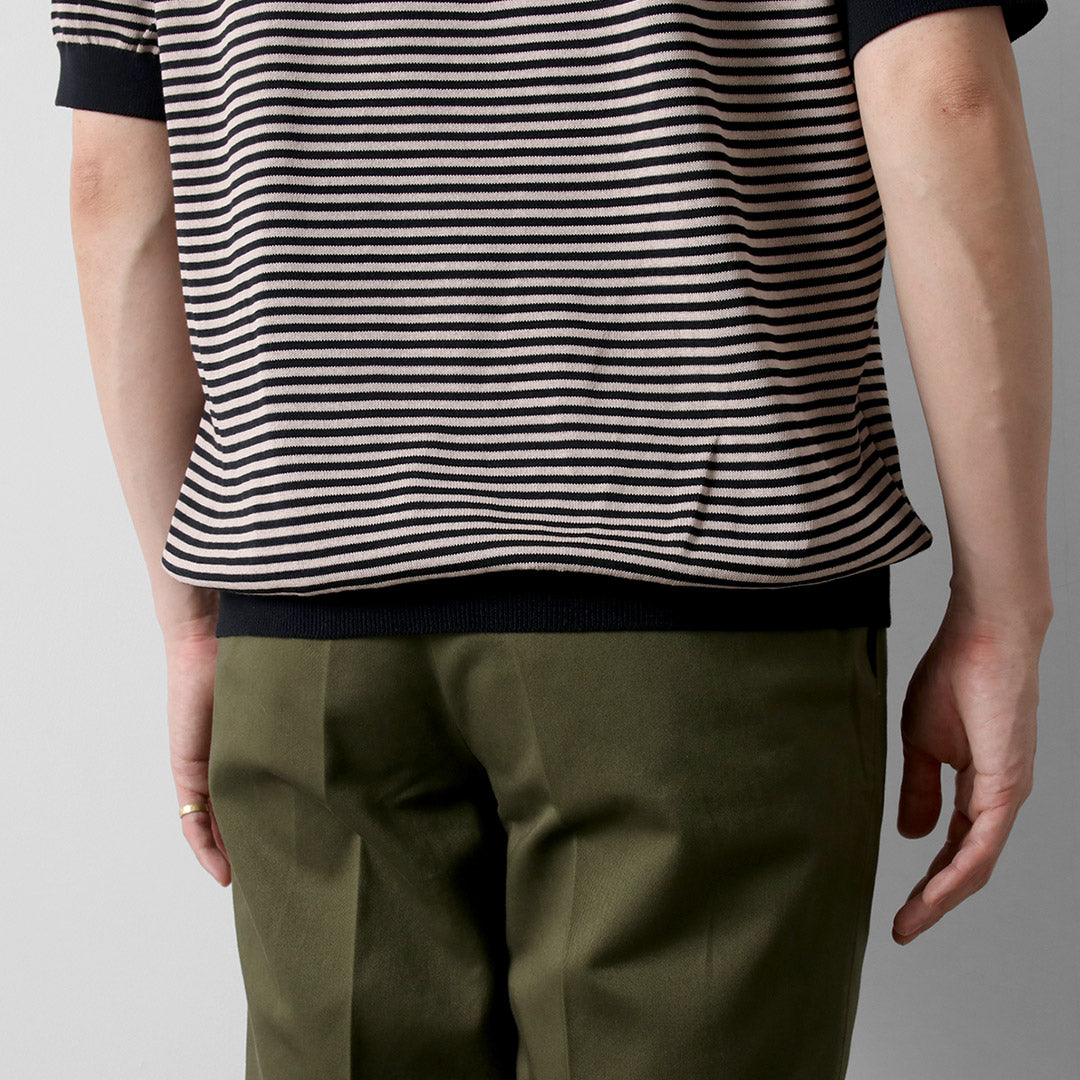 RINASCENTE / Hybrid Striped Knit T-Shirt