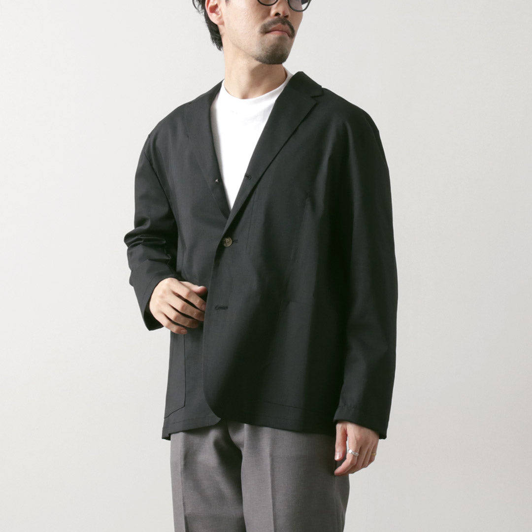 RE MADE IN TOKYO JAPAN / Ramie SOLOTEX Twill 3-button Jacket