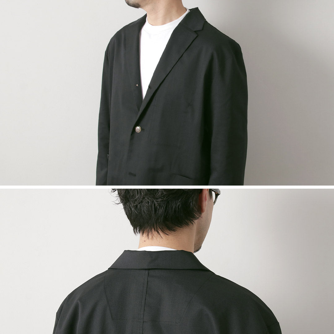 RE MADE IN TOKYO JAPAN / Ramie SOLOTEX Twill 3-button Jacket