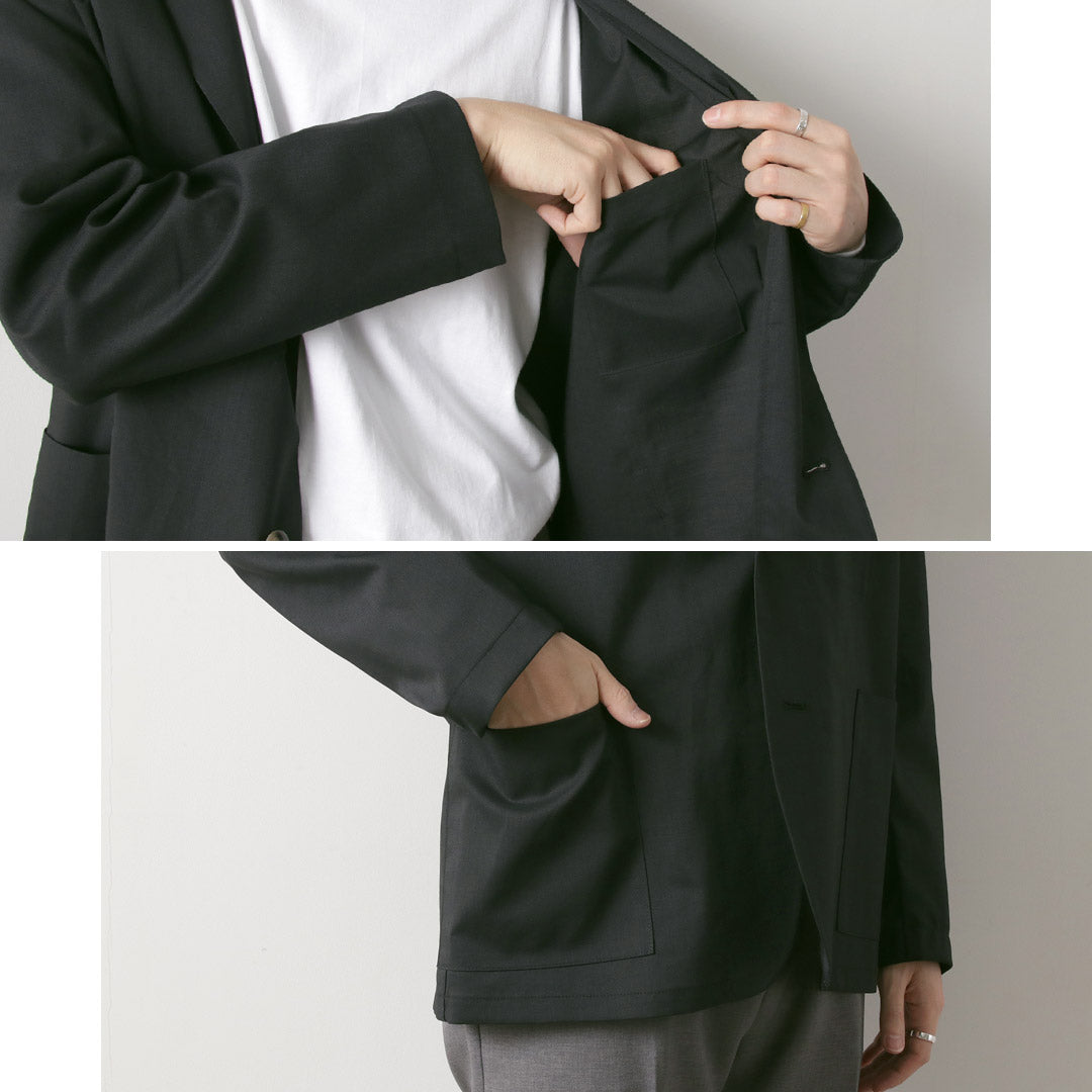 RE MADE IN TOKYO JAPAN / Ramie SOLOTEX Twill 3-button Jacket