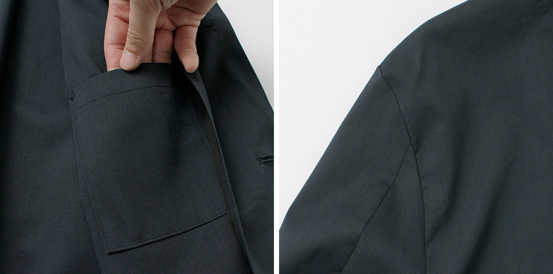 RE MADE IN TOKYO JAPAN / Ramie SOLOTEX Twill 3-button Jacket