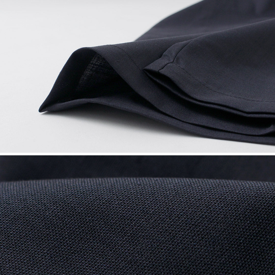 RE MADE IN TOKYO JAPAN / Ramie Solotex Twill Tuck Pants