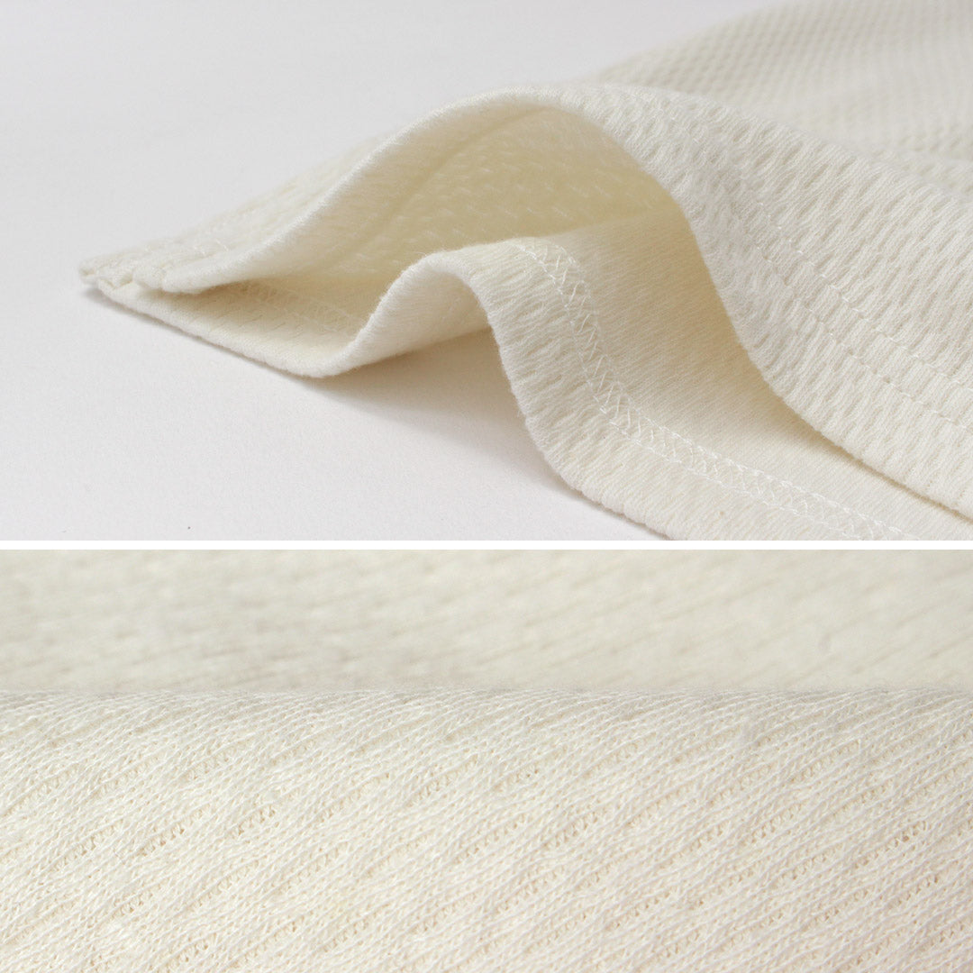 GOHEMP / Multi-Rib Henley Neck Pocket T-Shirt