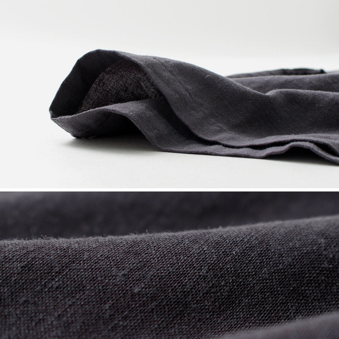 GOHEMP / Hemp Cotton Bamboo Yururi Embroidery Shirt