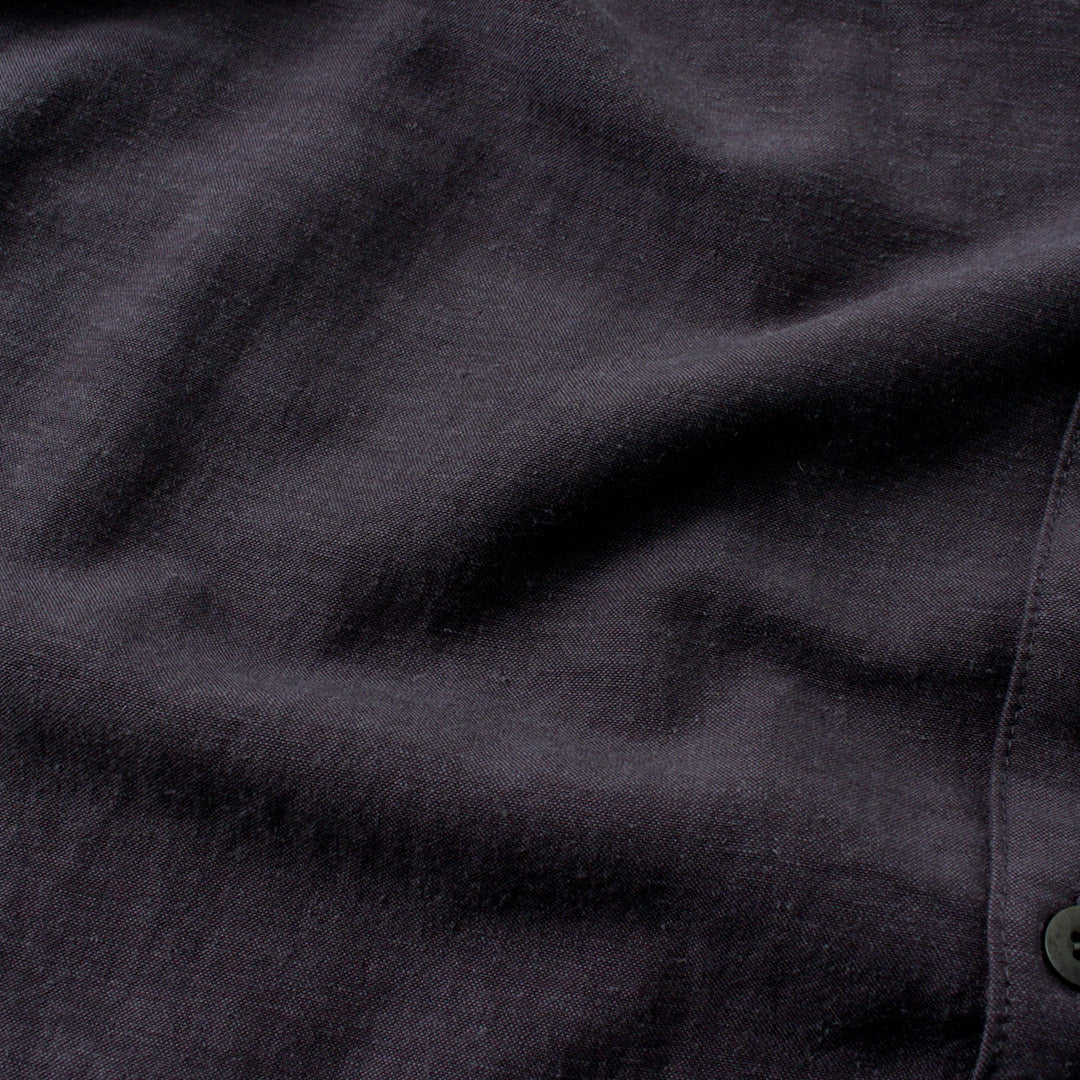 GOHEMP / Hemp Cotton Bamboo Yururi Embroidery Shirt