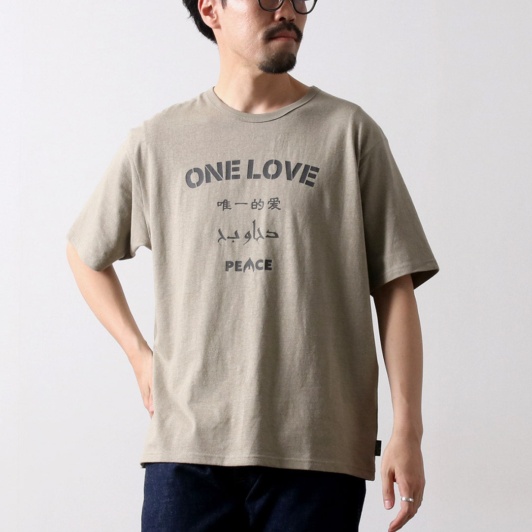 GOHEMP / One Love Wide Fit T-Shirt