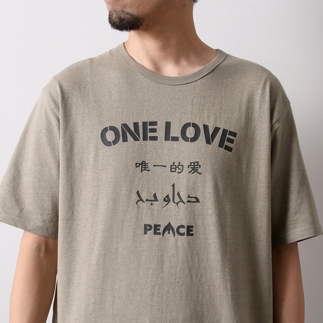GOHEMP / One Love Wide Fit T-Shirt