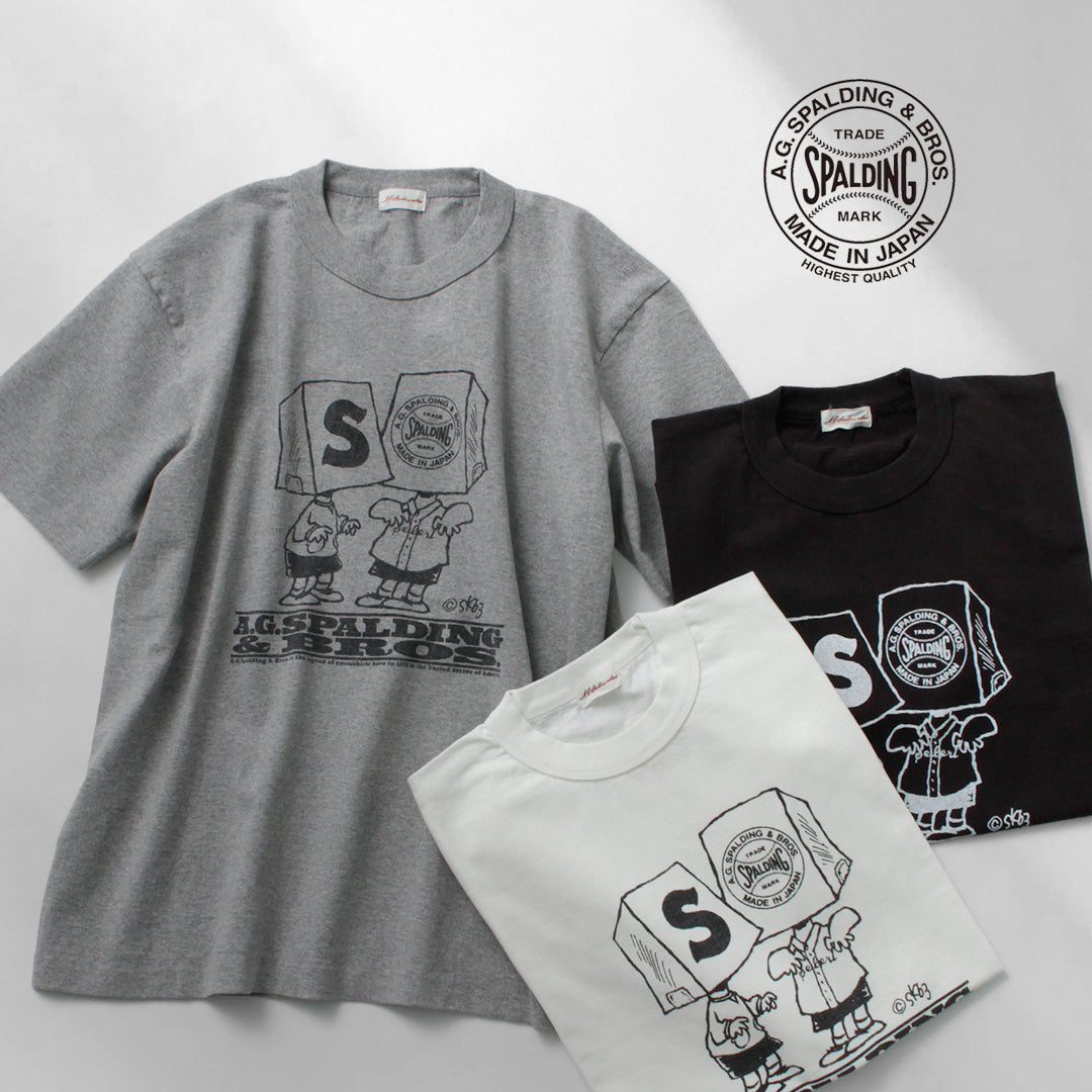 A.G.SPALDING & BROS / Sketchbook Print T-Shirt