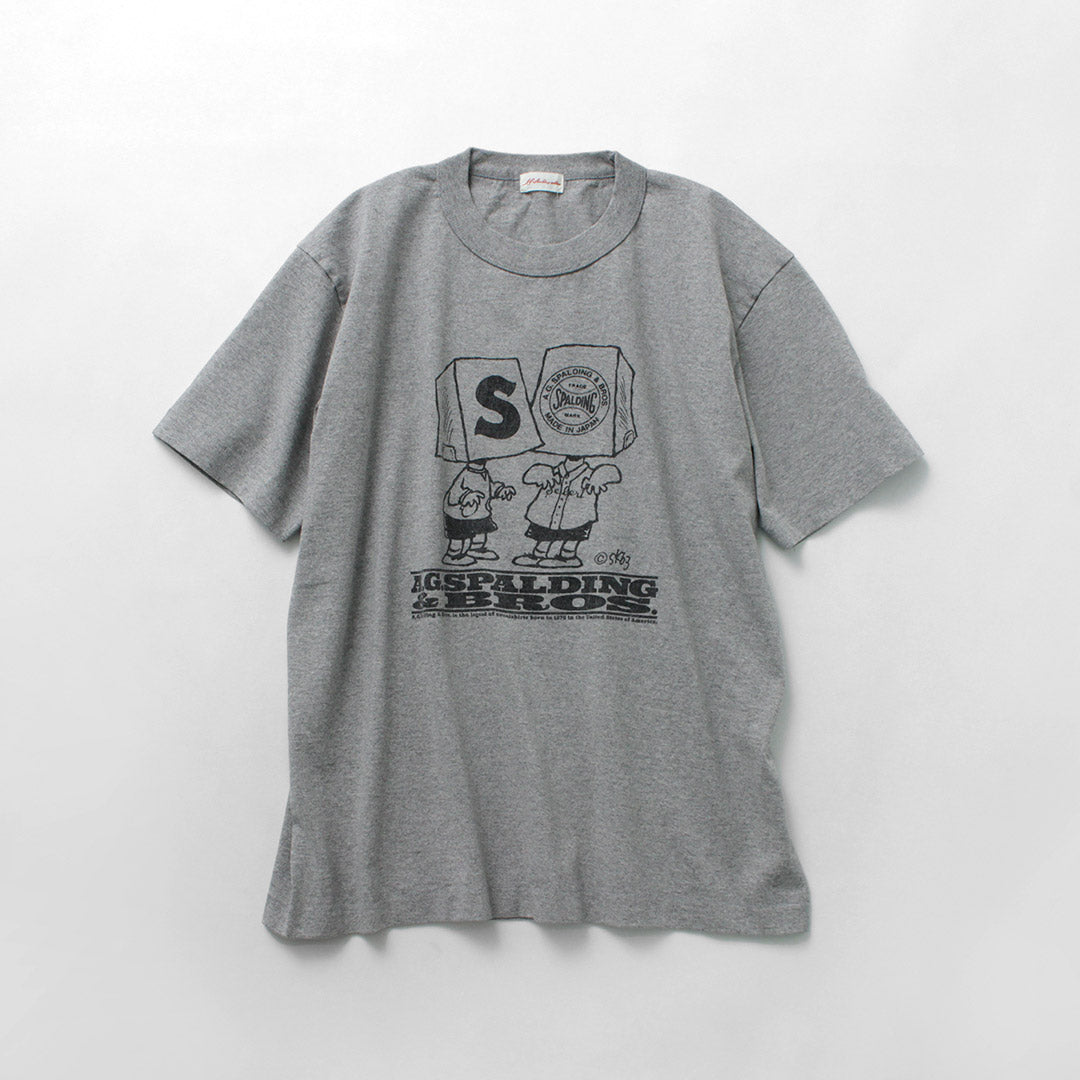 A.G.SPALDING & BROS / Sketchbook Print T-Shirt