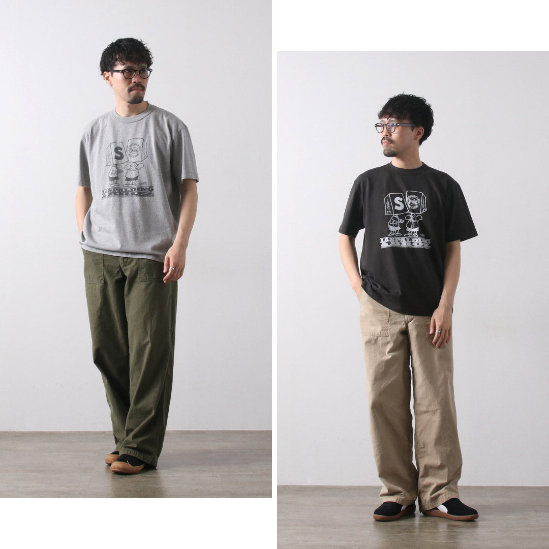 A.G.SPALDING & BROS / Sketchbook Print T-Shirt