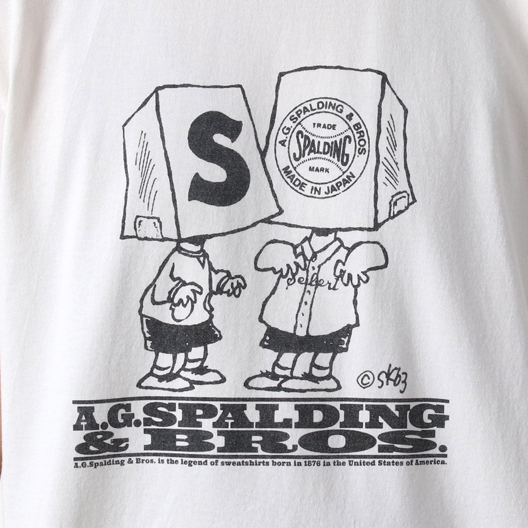 A.G.SPALDING & BROS / Sketchbook Print T-Shirt