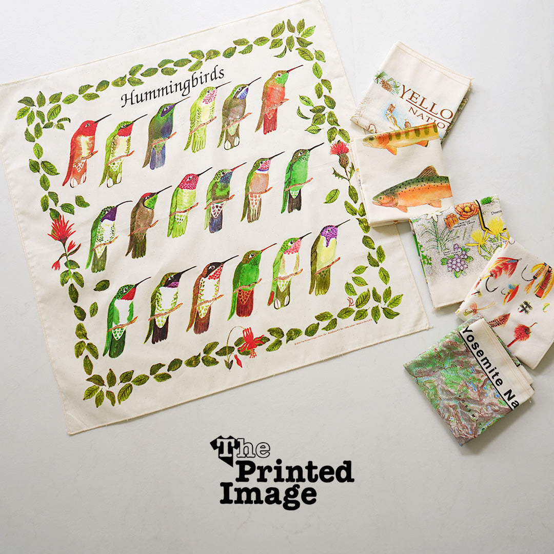 THE PRINTED IMAGE / Nature Print Bandana