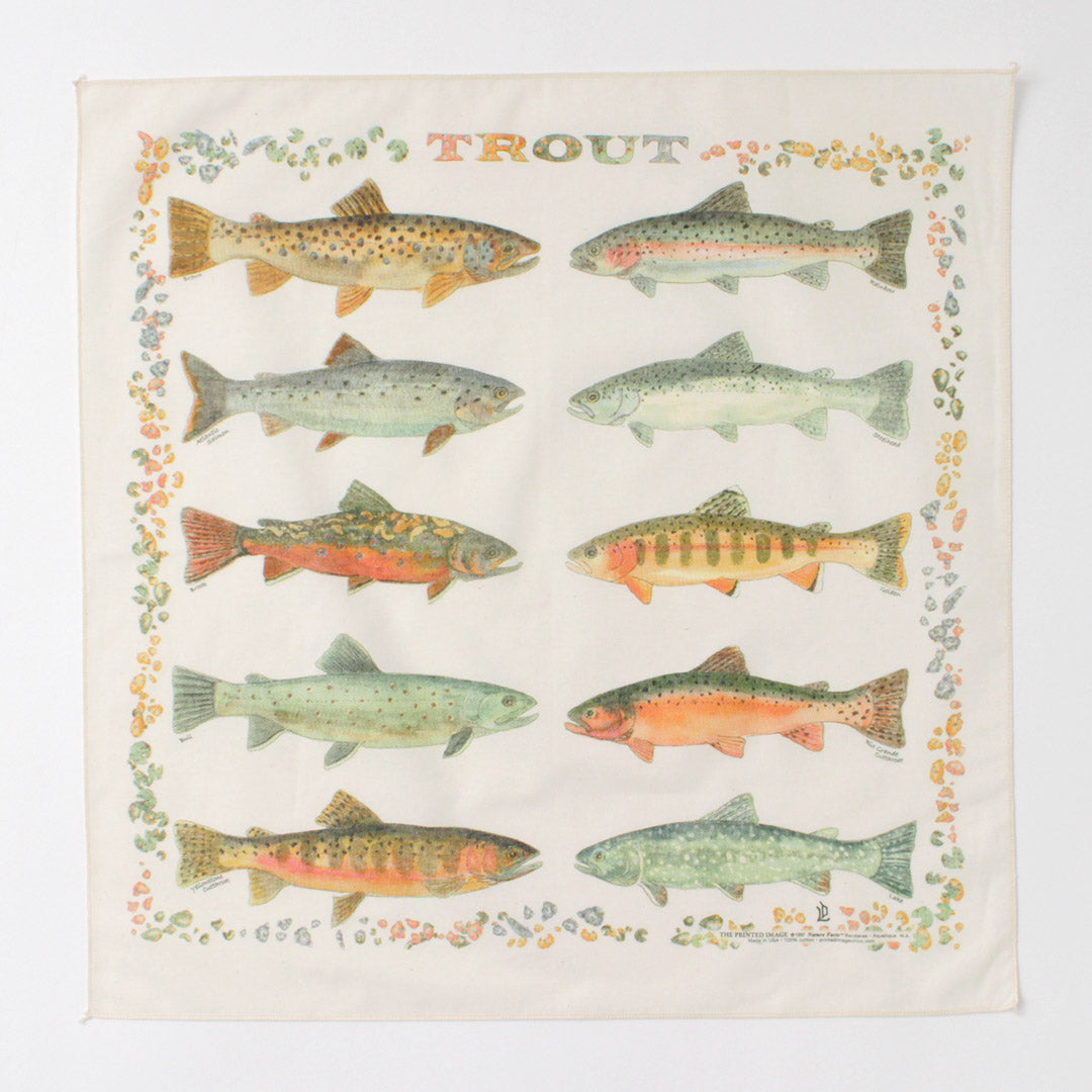 THE PRINTED IMAGE / Nature Print Bandana
