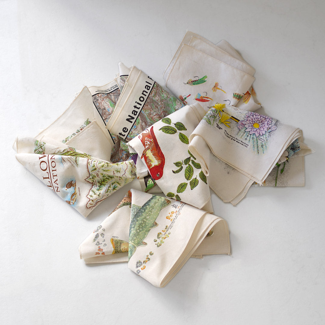 THE PRINTED IMAGE / Nature Print Bandana