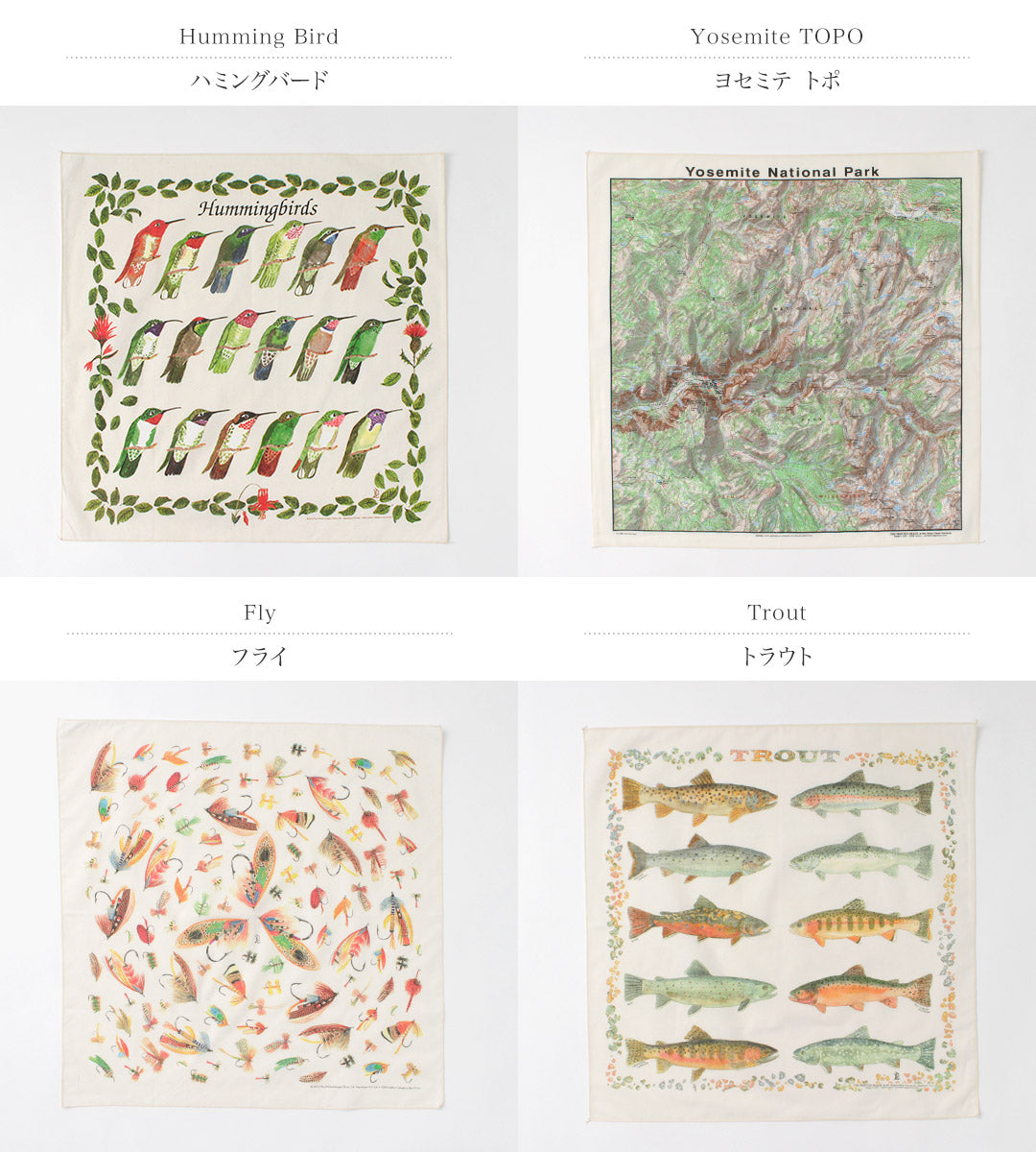 THE PRINTED IMAGE / Nature Print Bandana