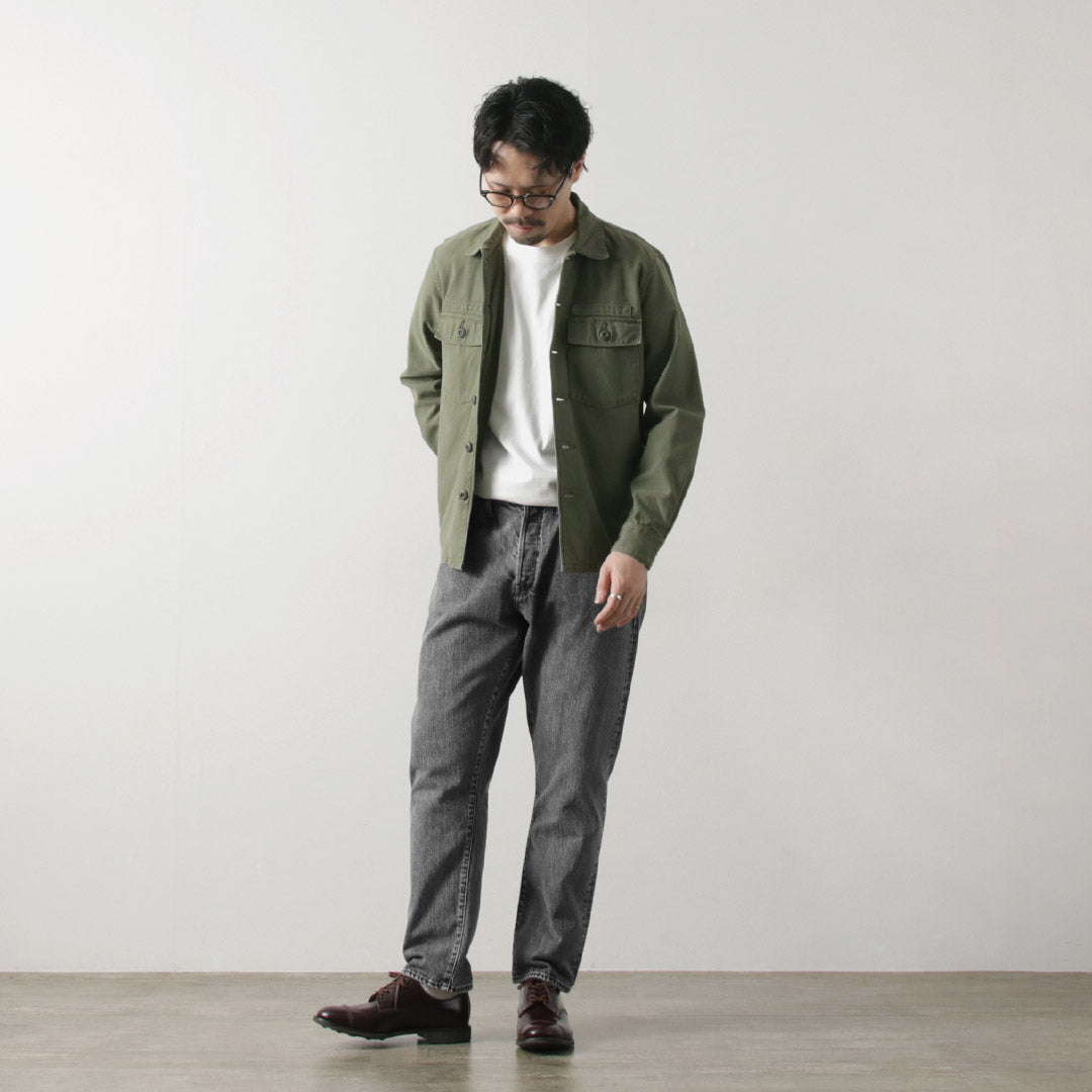 SANCA / 14oz Denim Tapered 5P Pants Ice-washed