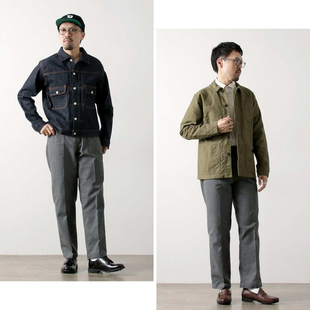FOB FACTORY / F0538 STA-PREST Wide Pants