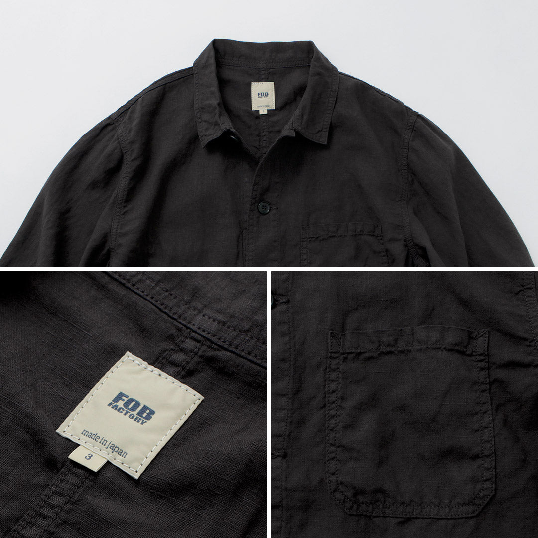 FOB FACTORY / F2454 Hemp Coverall