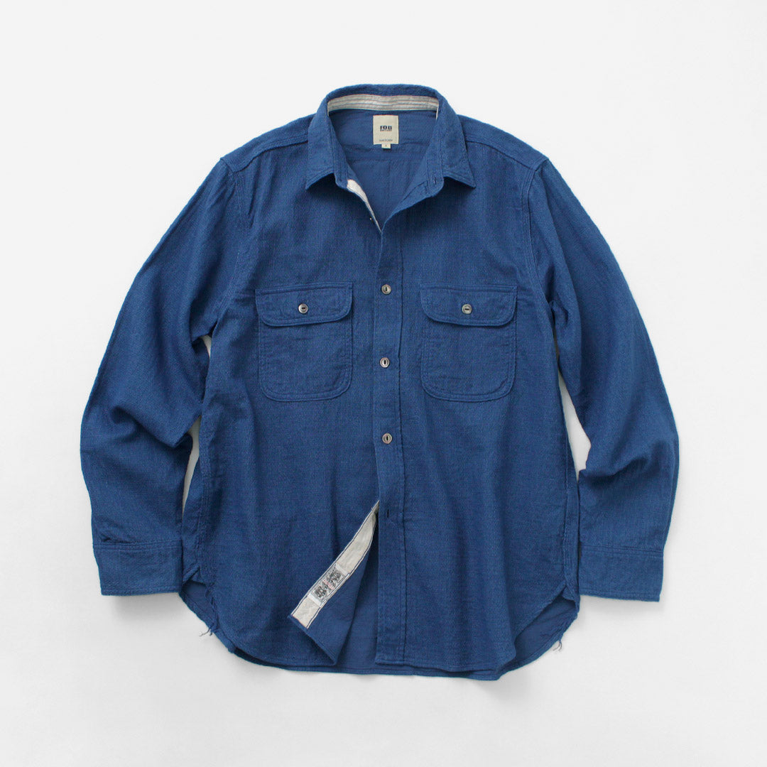 FOB FACTORY / F3507 Indigo Gauze Work Shirt