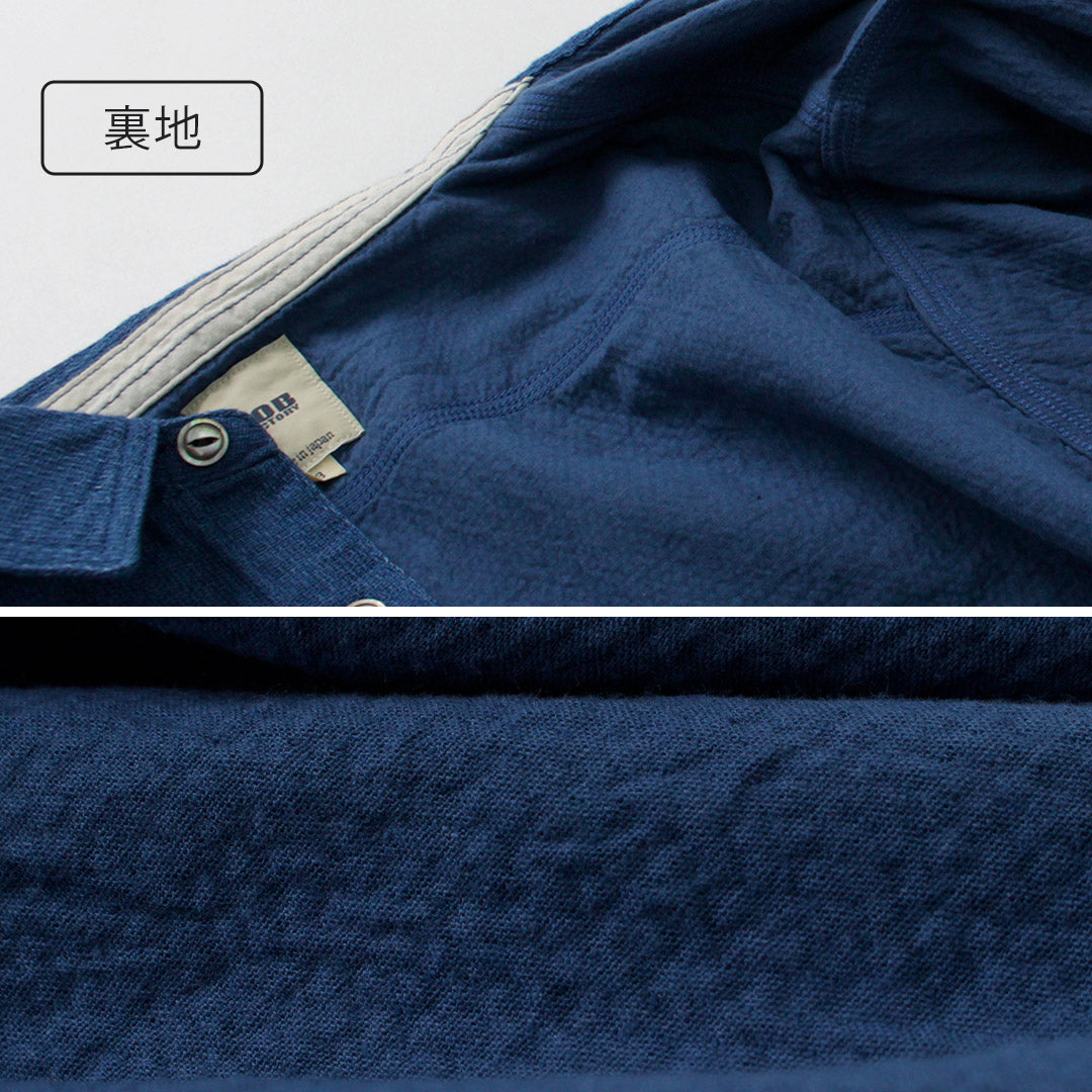 FOB FACTORY / F3507 Indigo Gauze Work Shirt