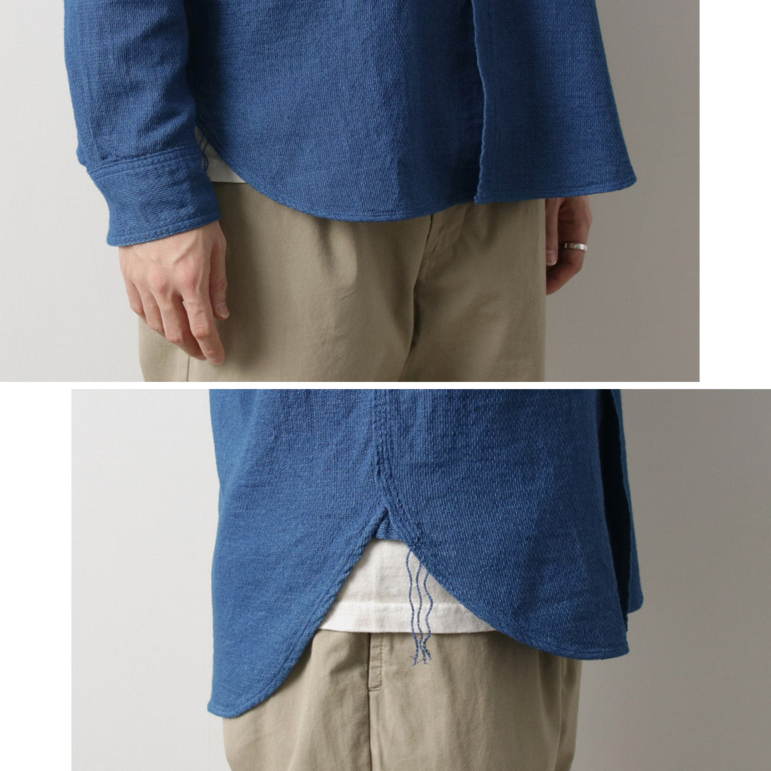 FOB FACTORY / F3507 Indigo Gauze Work Shirt