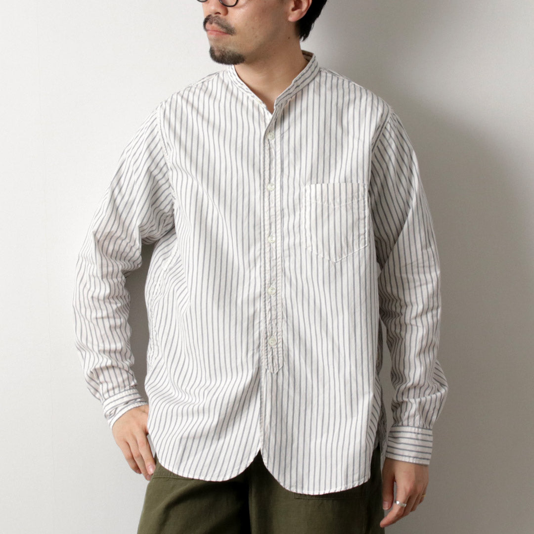 FOB FACTORY / F3509 Band Collar Shirt