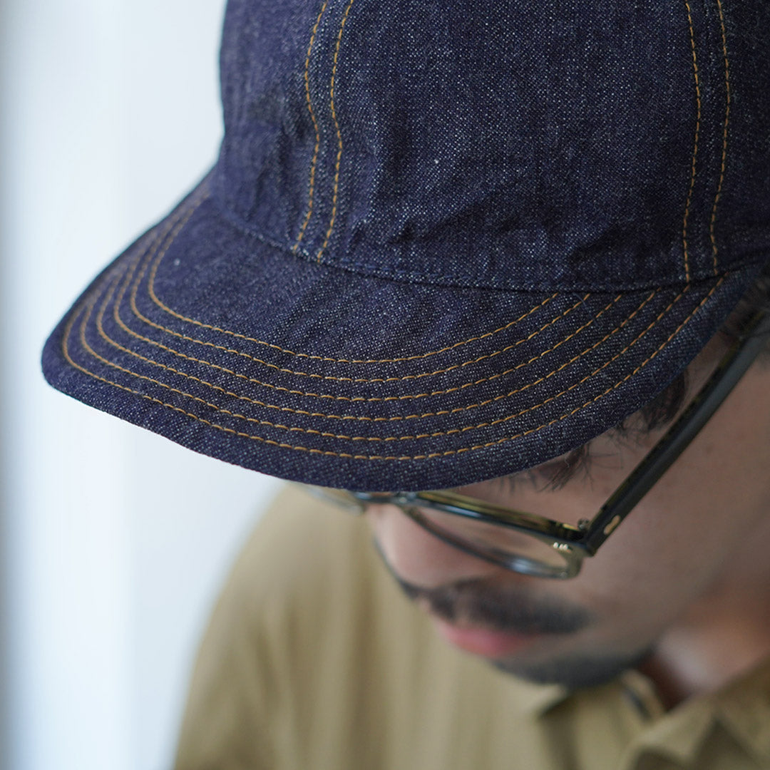 HIGHER / 10oz Selvage Denim Long Brim Cap