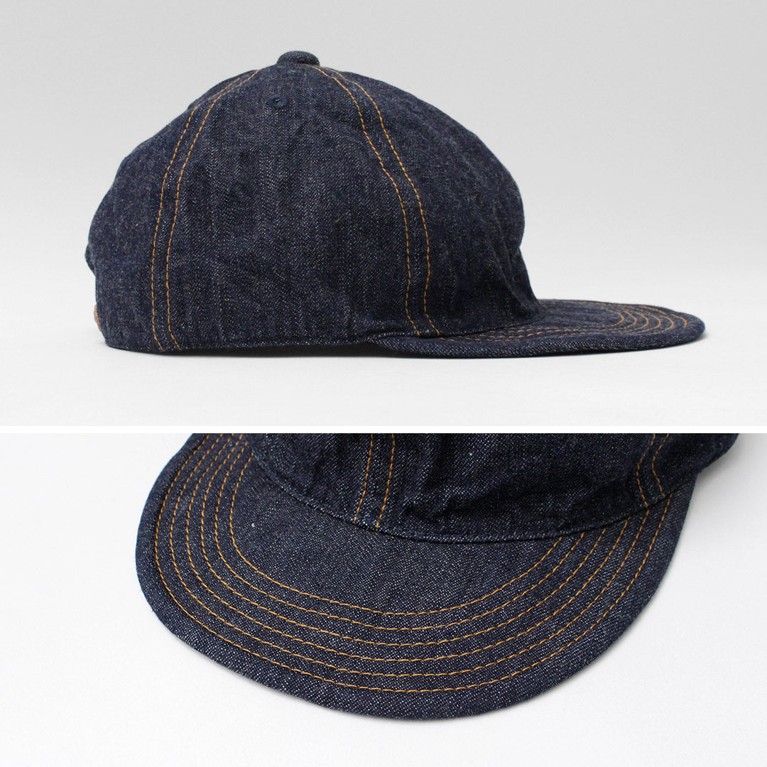 HIGHER / 10oz Selvage Denim Long Brim Cap