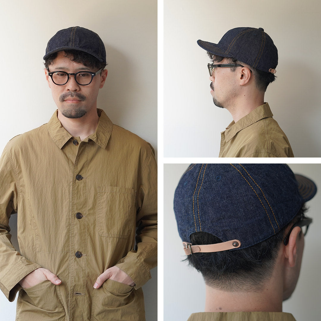 HIGHER / 10oz Selvage Denim Long Brim Cap