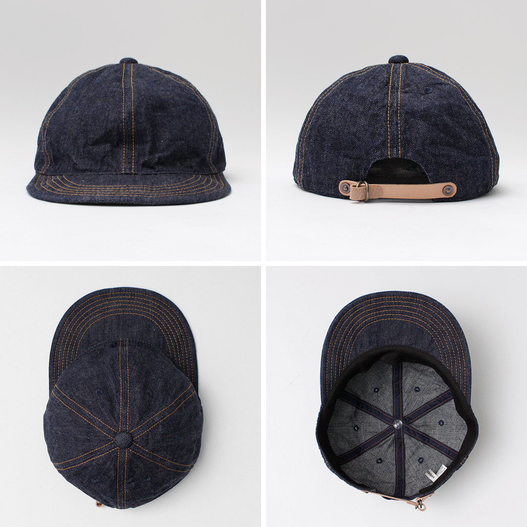 HIGHER / 10oz Selvage Denim Long Brim Cap
