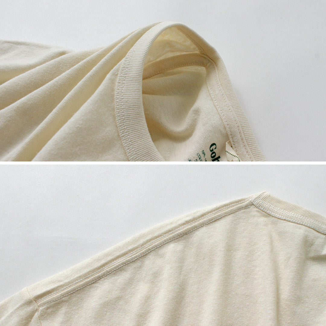 GOHEMP / Hemp Vibes Print Basic Wide T-Shirt