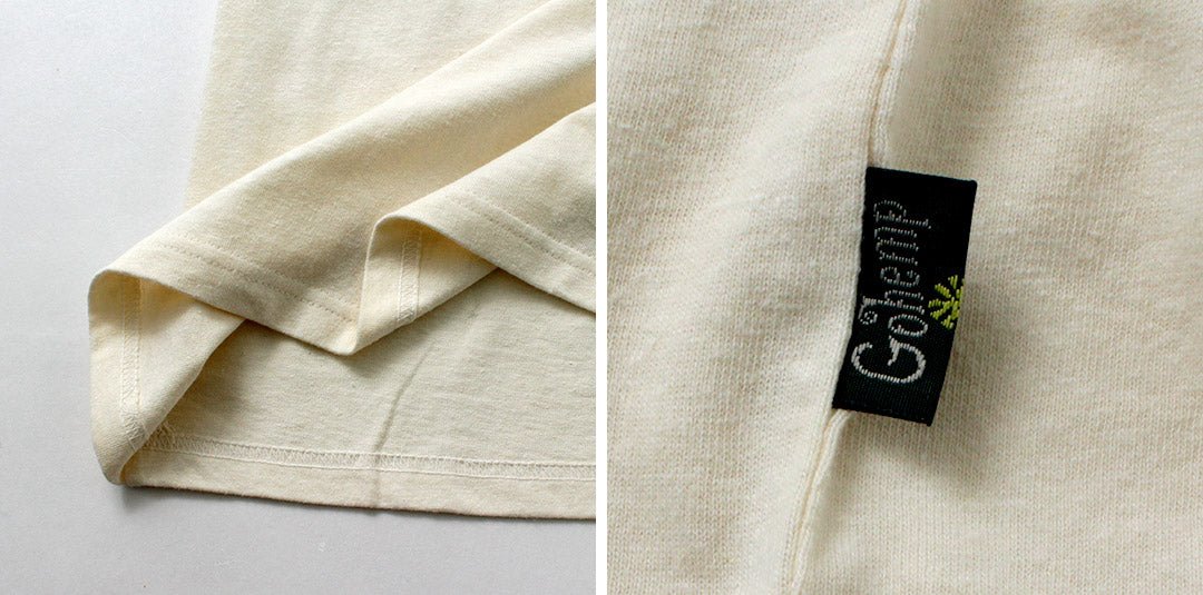 GOHEMP / Hemp Vibes Print Basic Wide T-Shirt