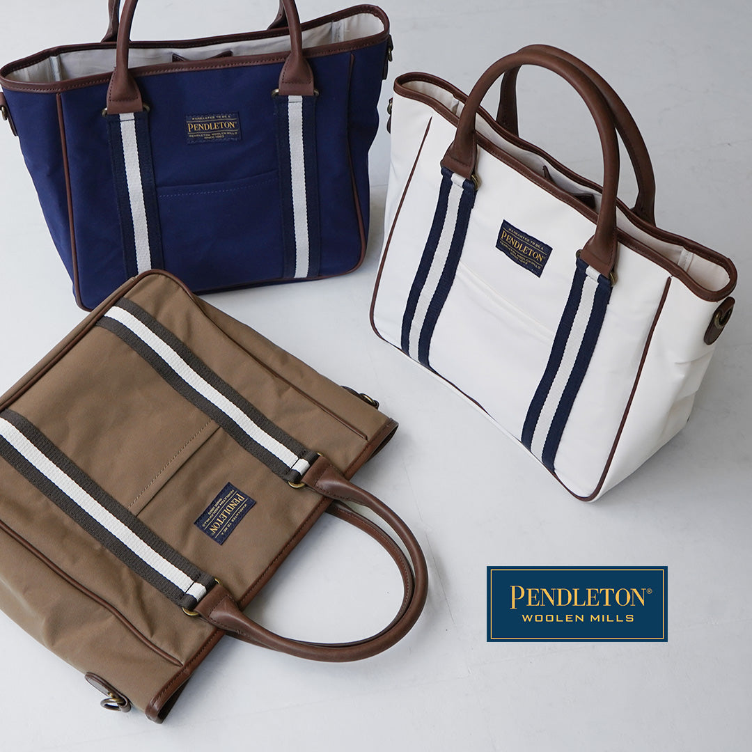 PENDLETON / MARIE Collaboration 2-way Coated Canvas Tote Bag