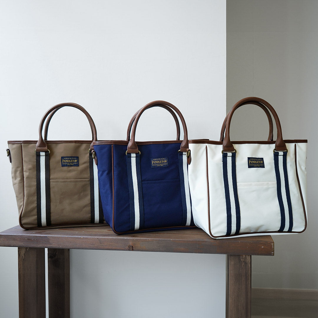PENDLETON / MARIE Collaboration 2-way Coated Canvas Tote Bag