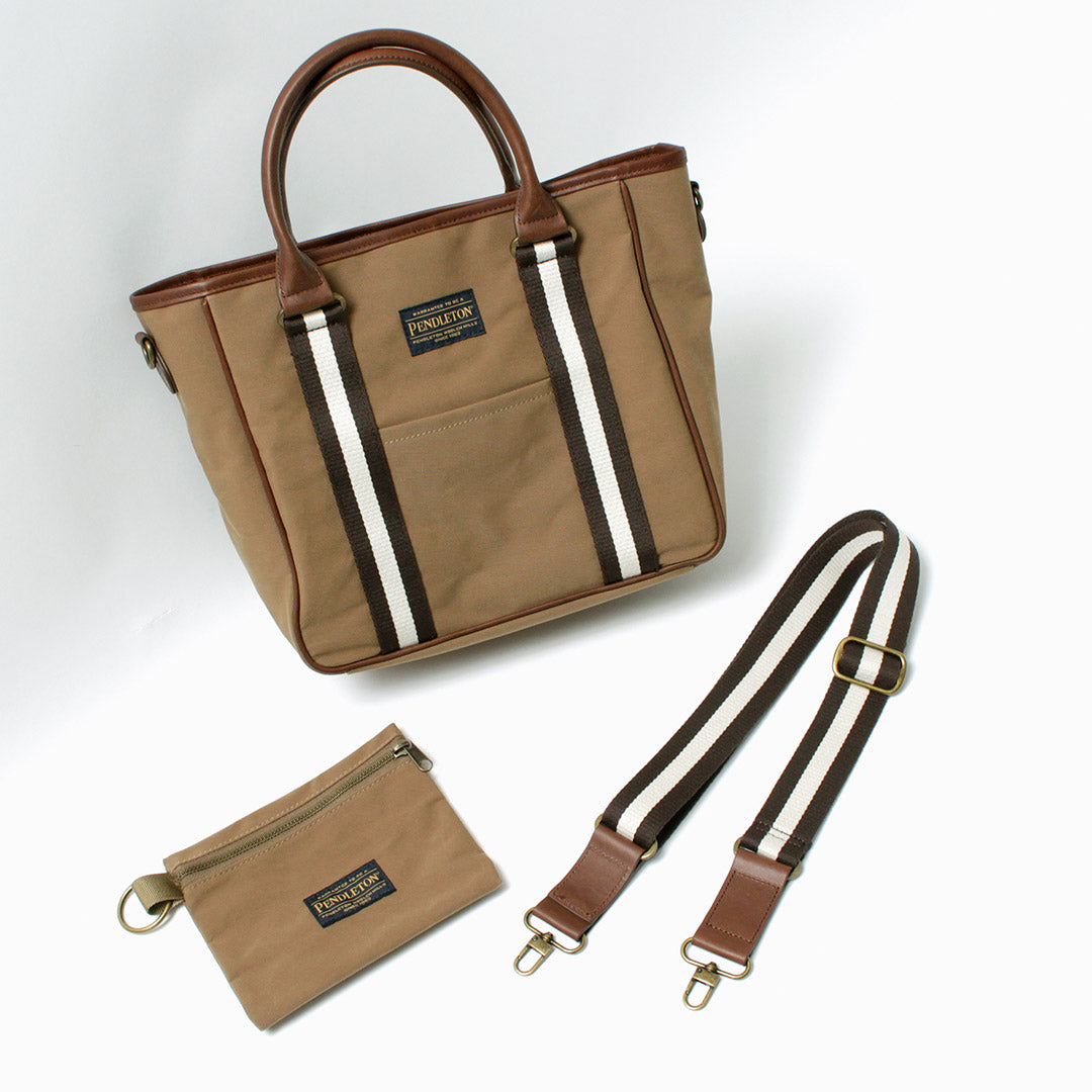 PENDLETON / MARIE Collaboration 2-way Coated Canvas Tote Bag