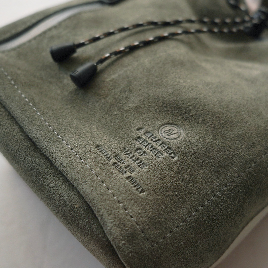 AS2OV / 防水绒面革抽绳包