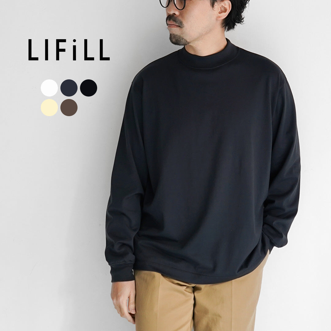 LIFiLL / Mock Neck Long Sleeve T-Shirt