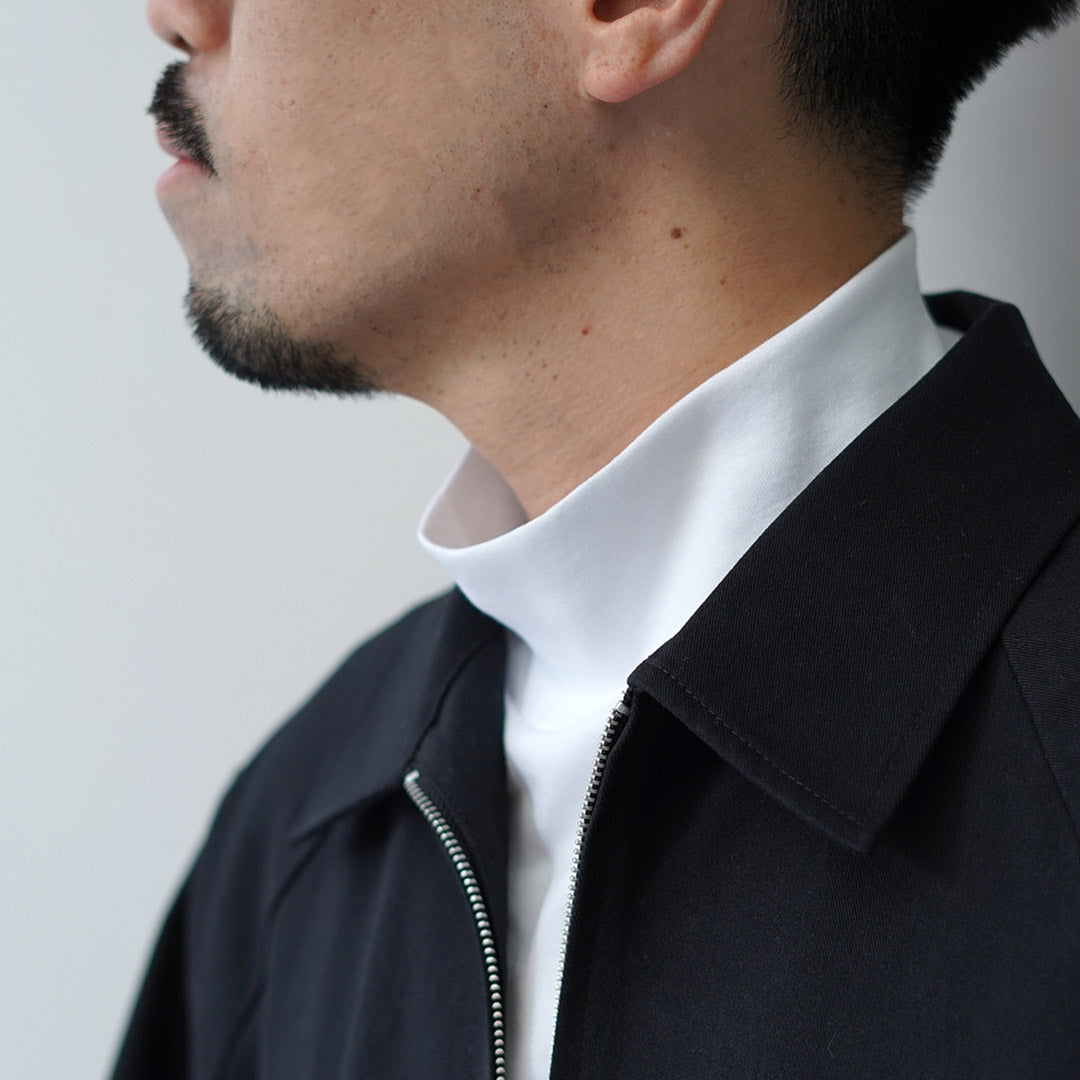 HANDVAERK / 60/2 Mock Neck Long Sleeve T-Shirt