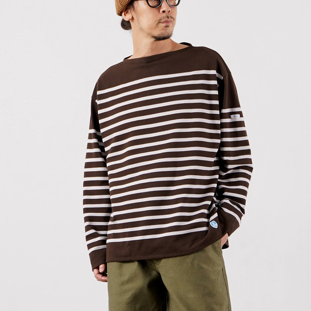 ORCIVAL / Jersey ancho de manga larga con cuello barco